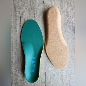 Green and Tan Women's Shoe Fulton Insoles